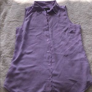 Lilac banana republic tank top XS